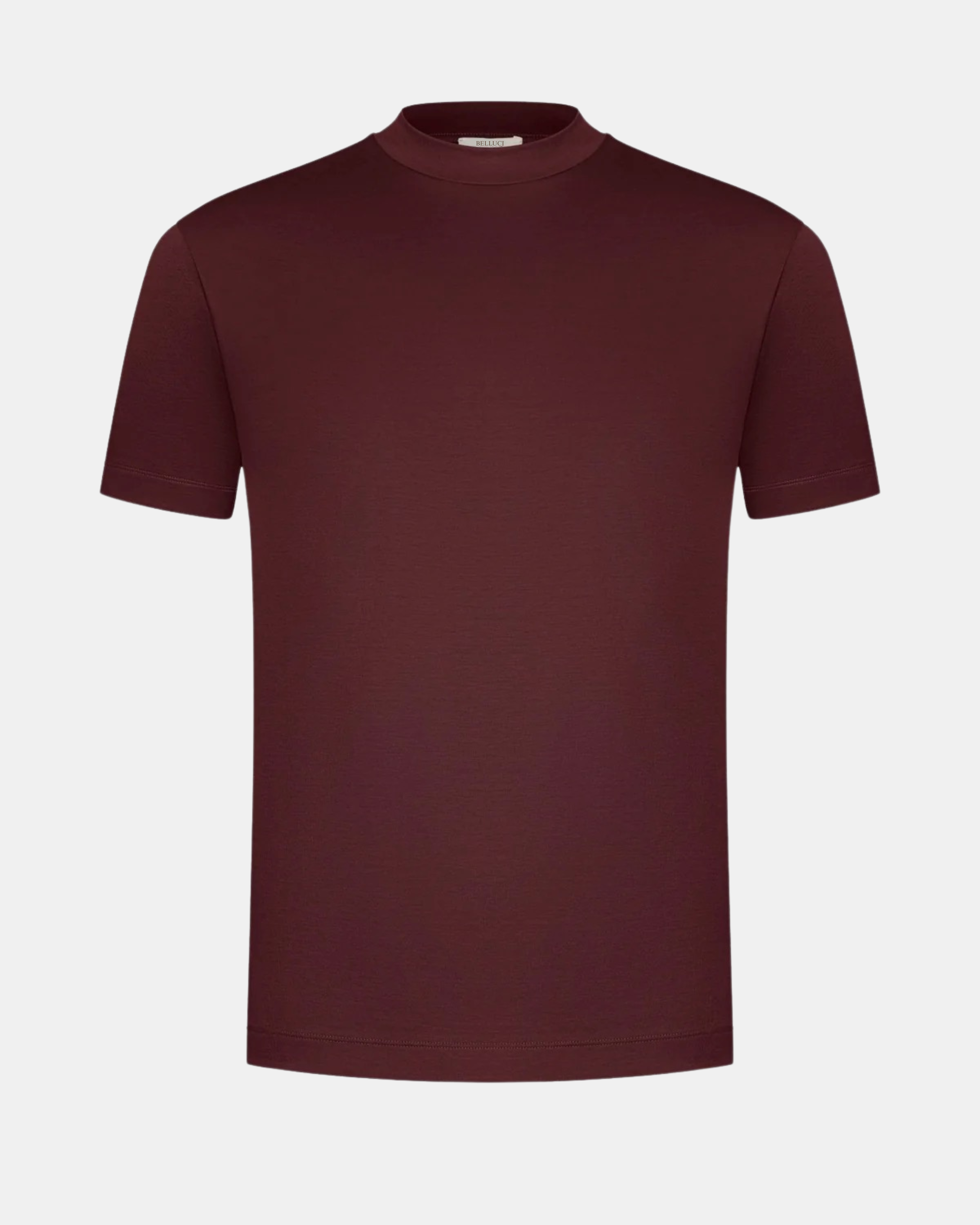 MERCERISED GLANS T-SHIRT - CHERRY