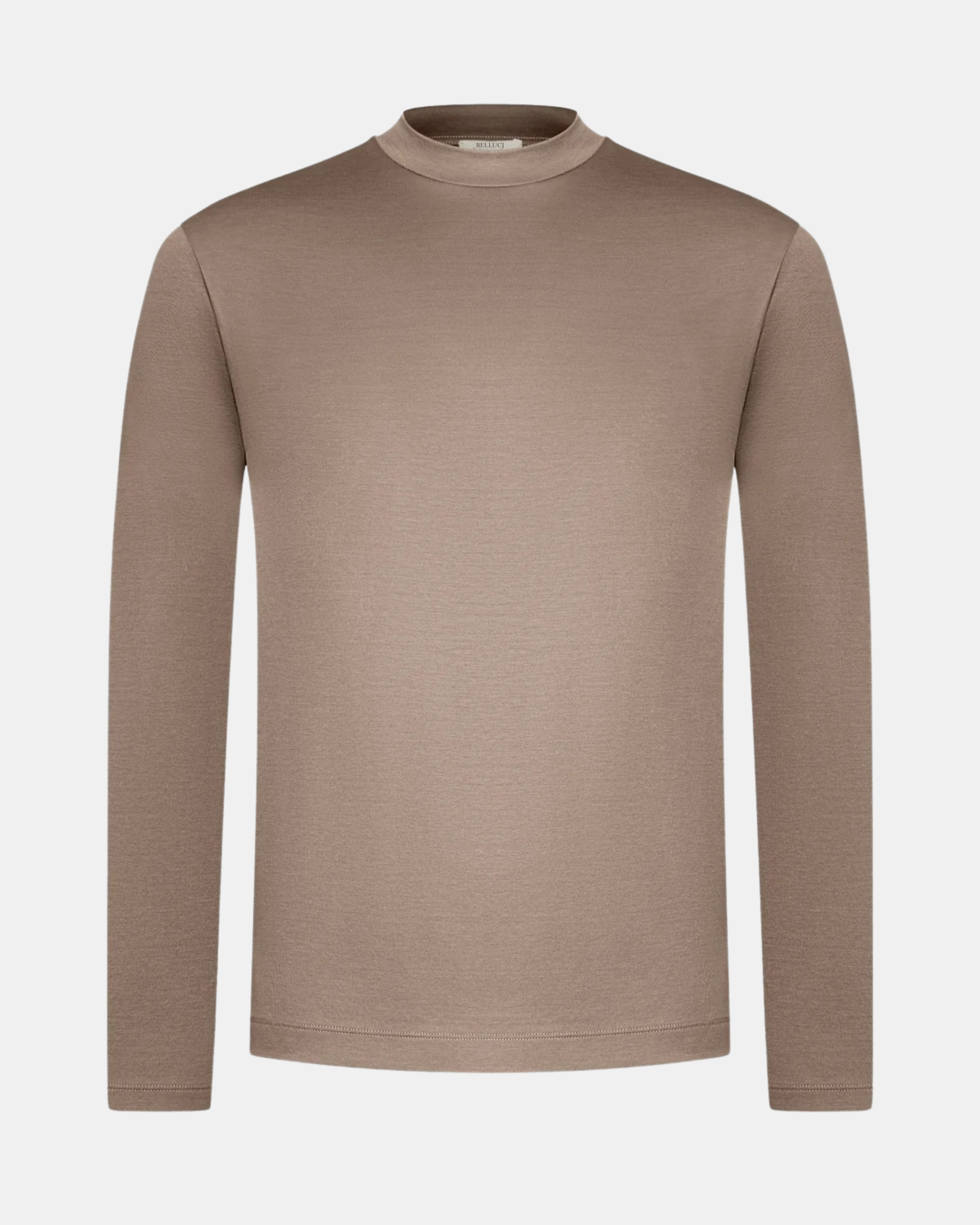 MERCERISED GLANS LONG SLEEVE - TAUPE