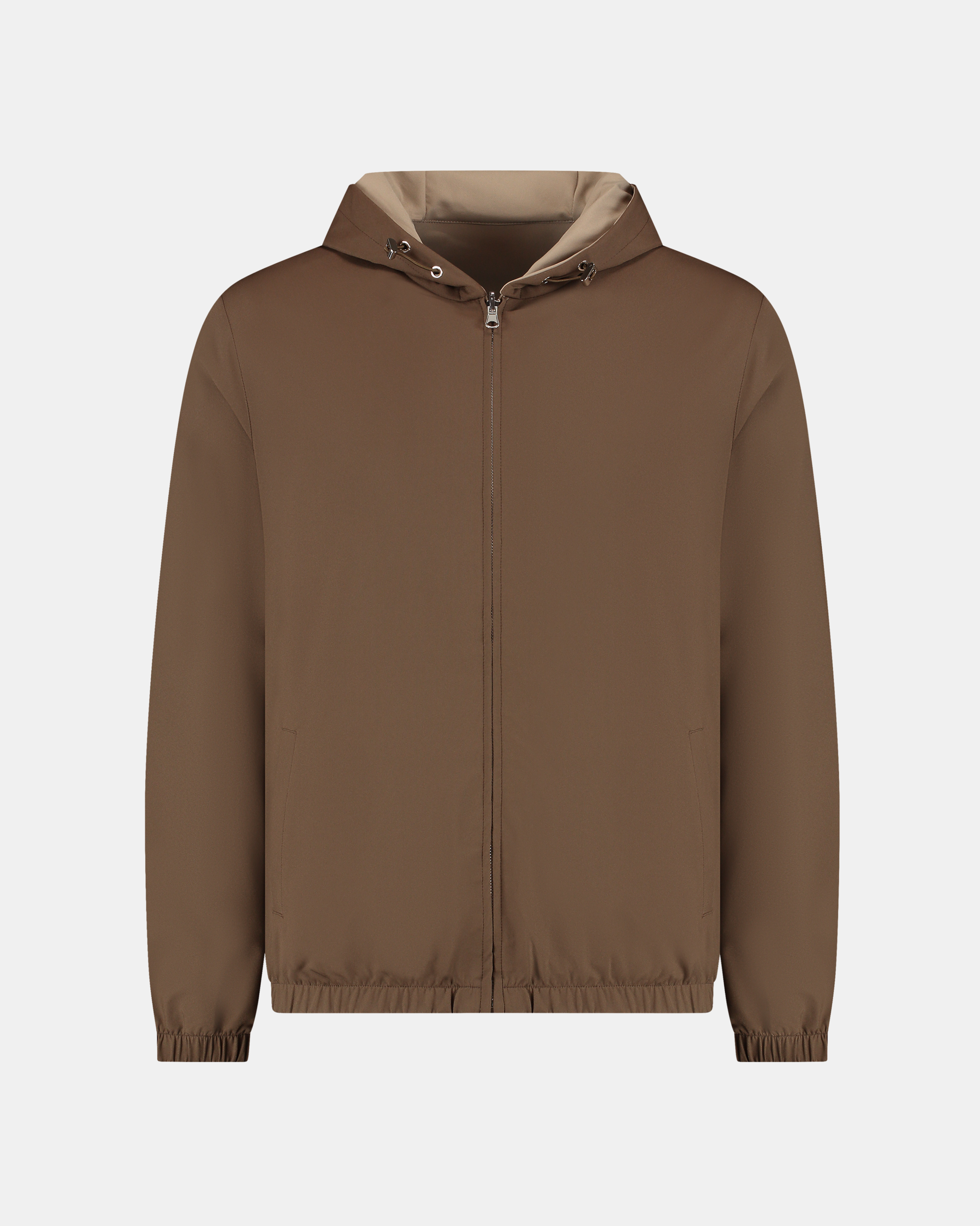 BELLUCI DUBBELZIJDIG VEST - BRUIN