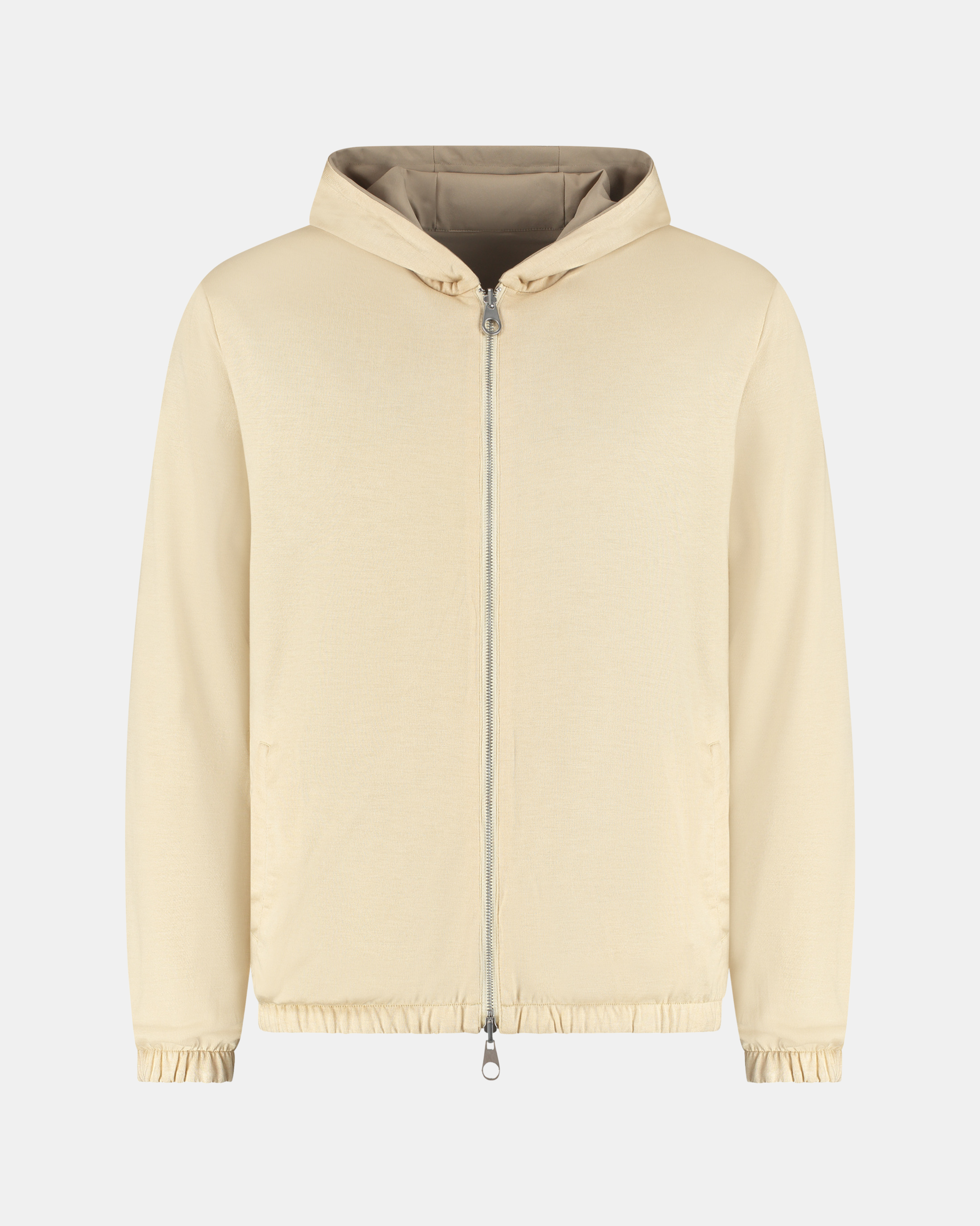 BELLUCI DUBBELZIJDIG VEST - TAUPE