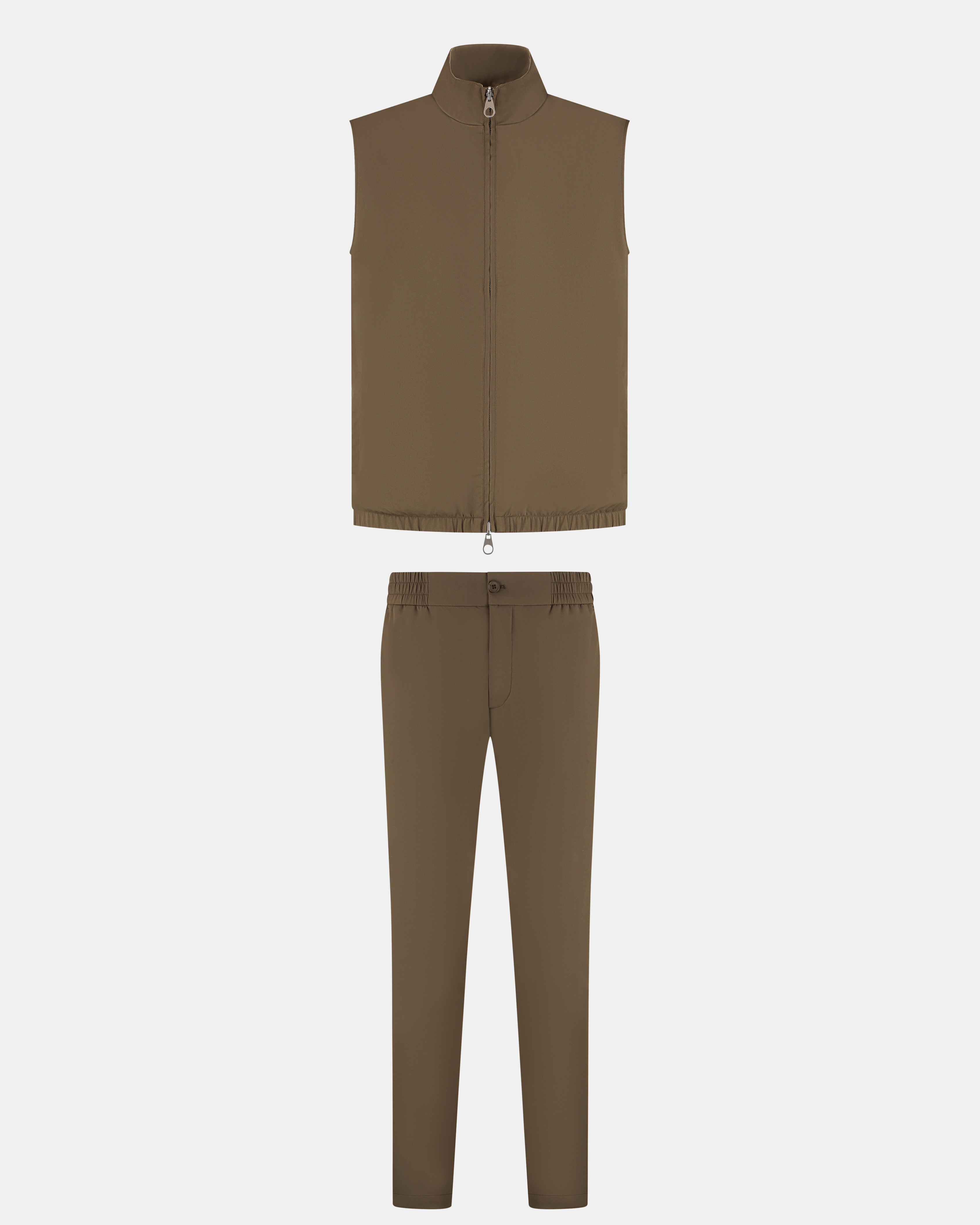 GILET SET - BRUIN