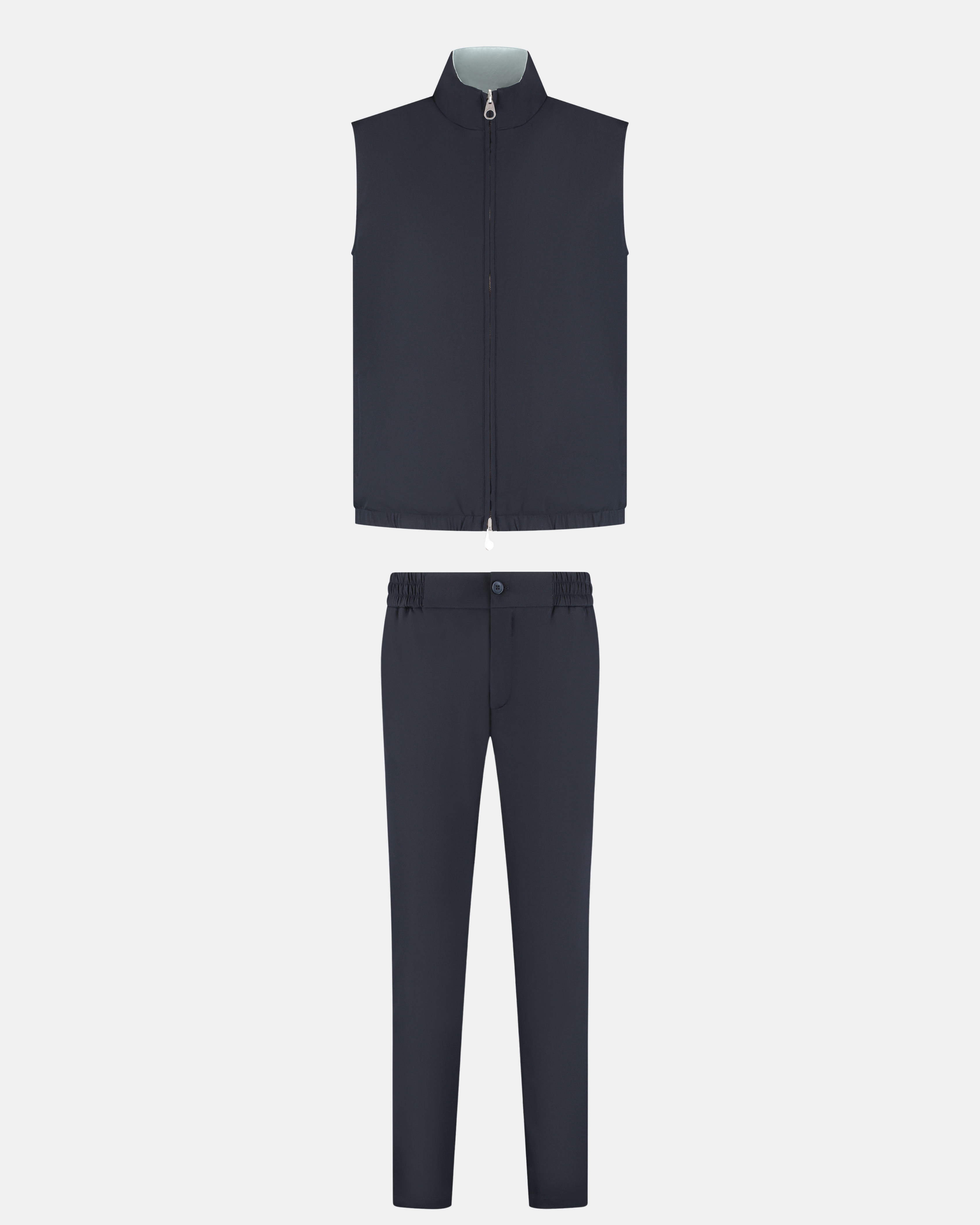 GILET SET - DARK NAVY BLAUW