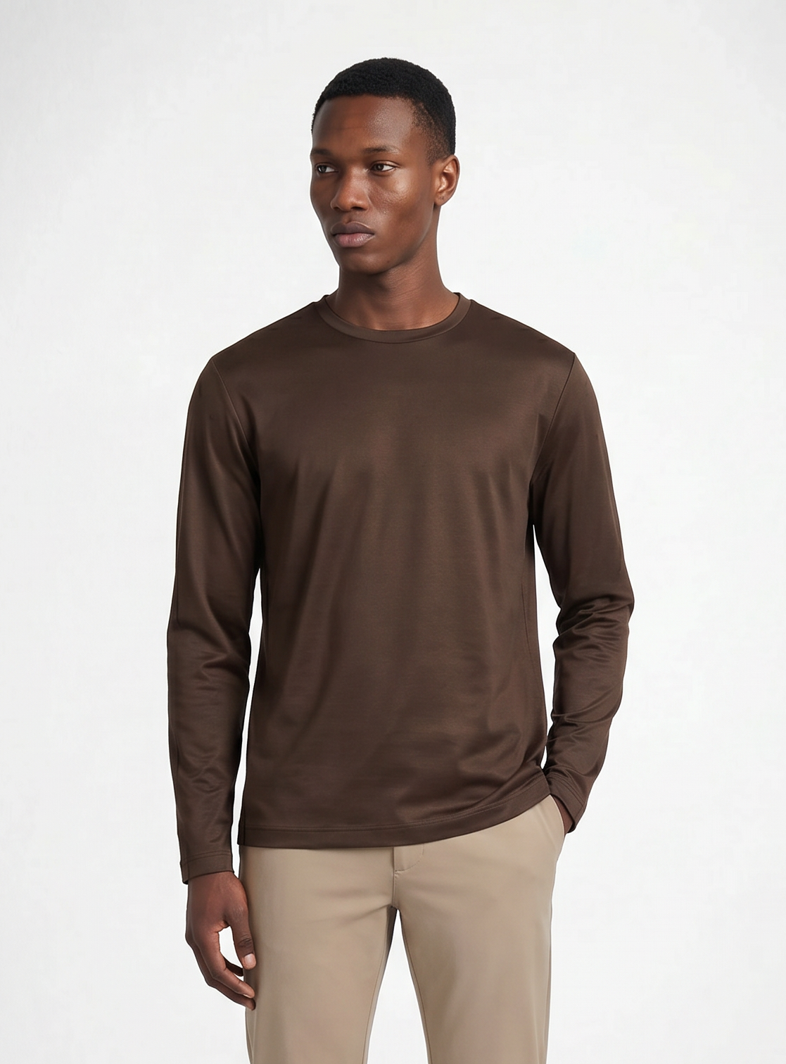 MERCERISED GLANS LONG SLEEVE - BRUIN