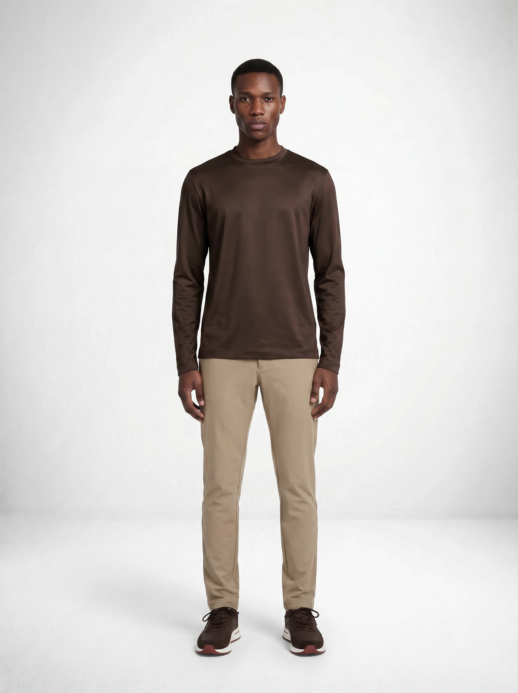 MERCERISED GLANS LONG SLEEVE - BRUIN