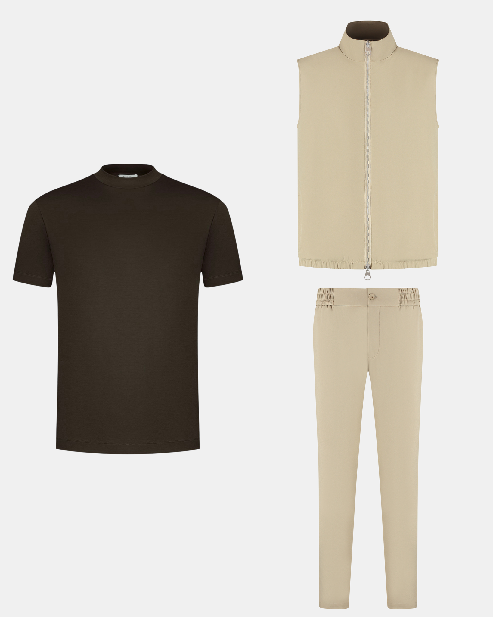 GILET BUNDEL - TAUPE