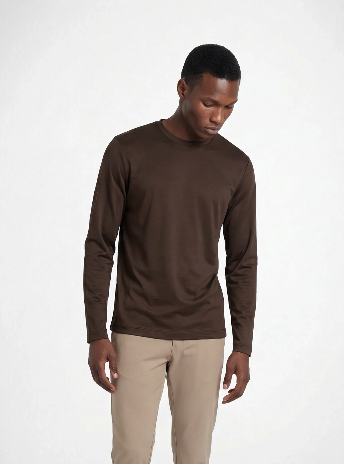 MERCERISED GLANS LONG SLEEVE - BRUIN