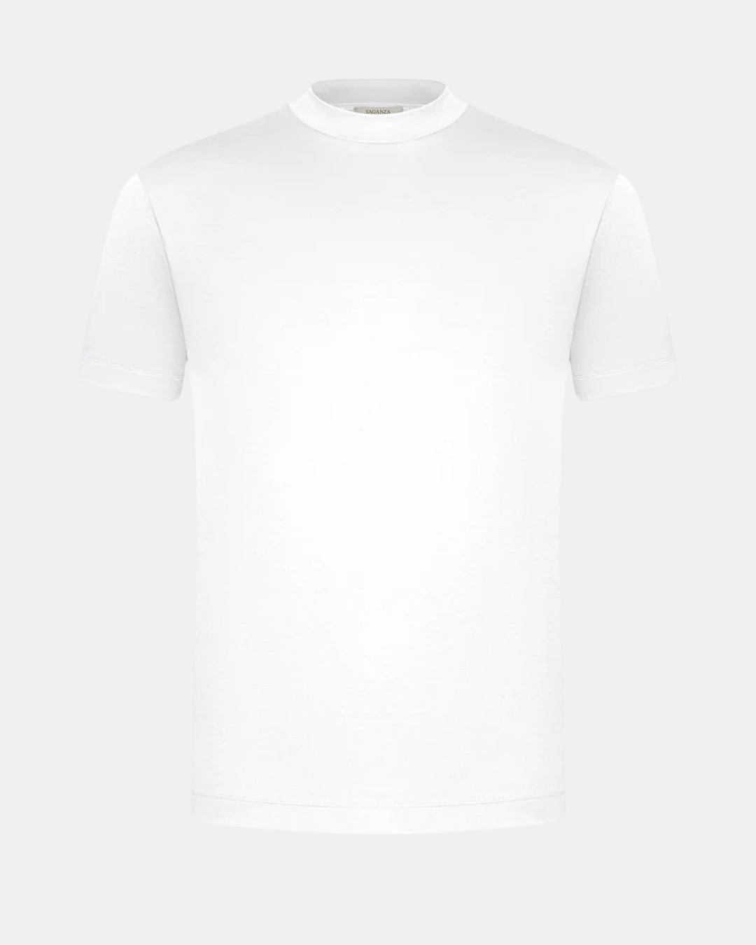 MERCERISED GLANS T-SHIRT - WIT