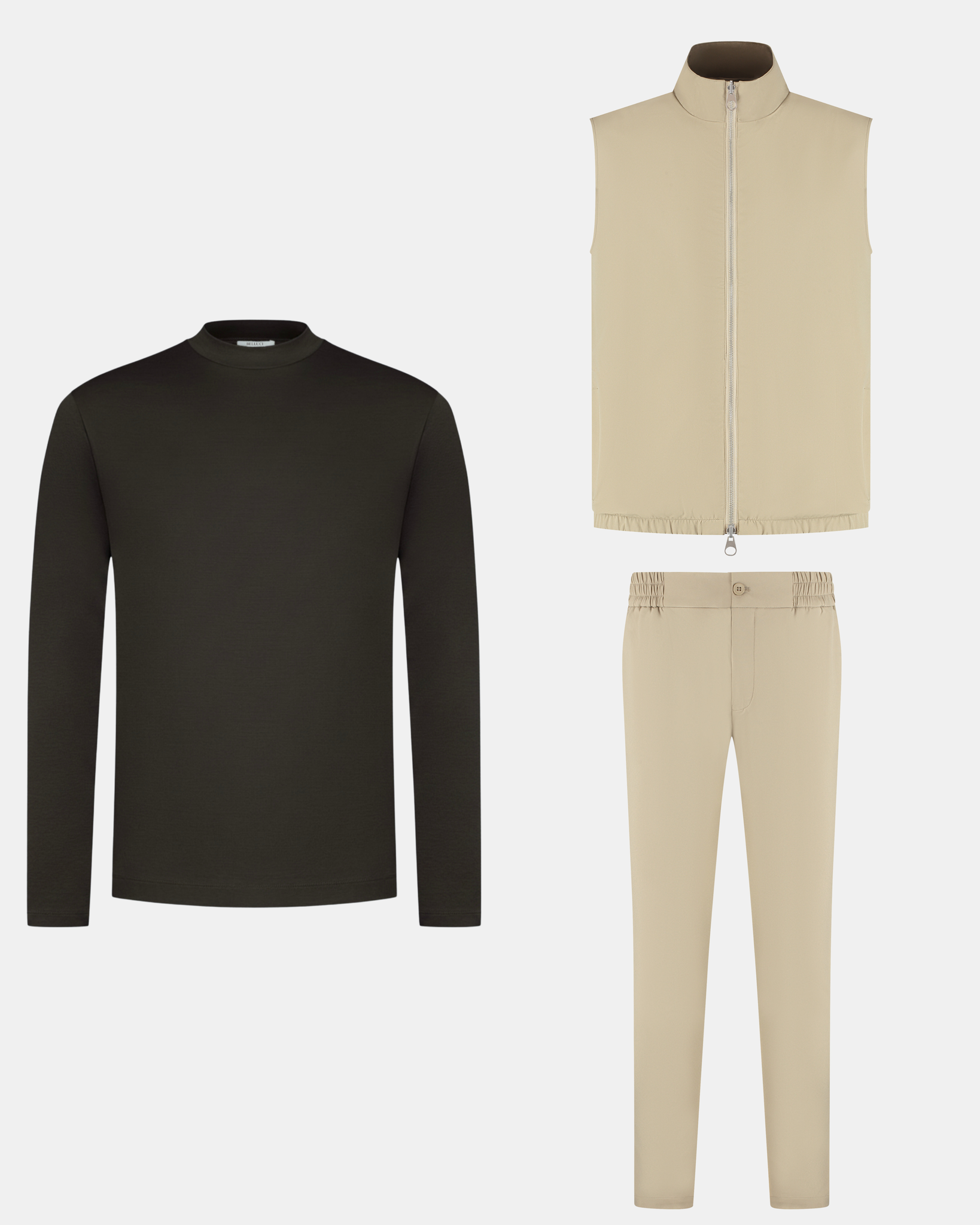 GILET BUNDEL - TAUPE